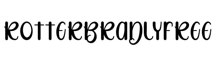 Download Rotterbradlyfree Font Download For Free Ffonts Net SVG Cut Files