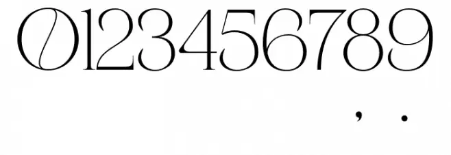 RotterburgStylishFREE-Regular Font OTHER CHARS