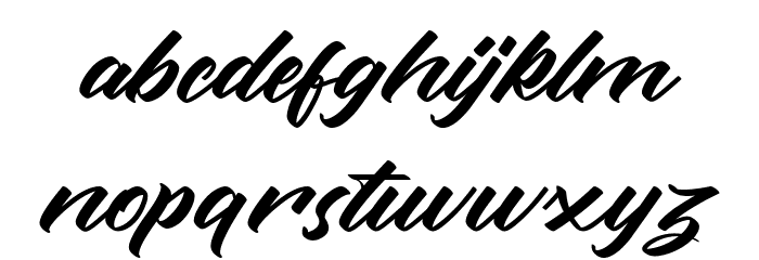 Rotterdalle Personal Use Font LOWERCASE