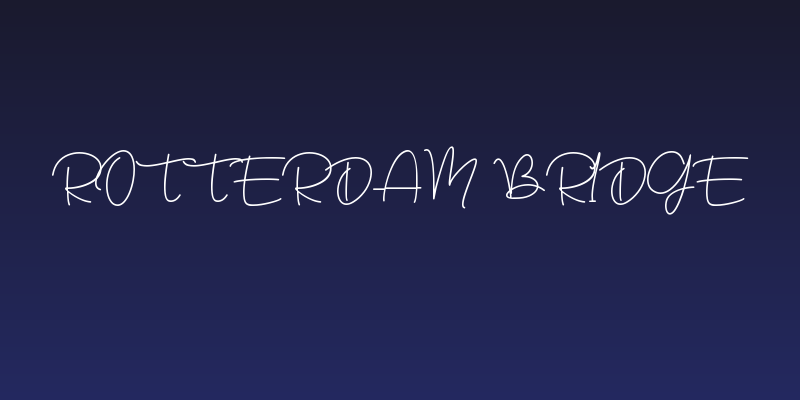 Rotterdam Bridge Social Header