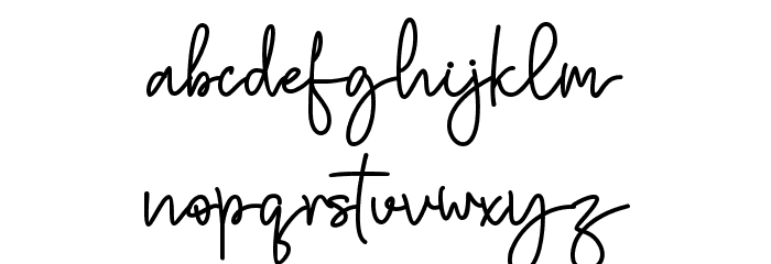 Rotterdam Bridge Font LOWERCASE