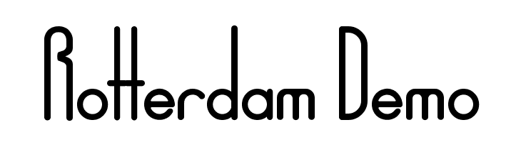 Rotterdam Demo  font caratteri gratis