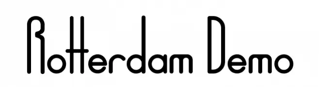 Rotterdam Demo  Frei Schriftart Herunterladen