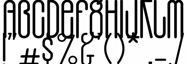 Rotterdam Demo Font OTHER CHARS