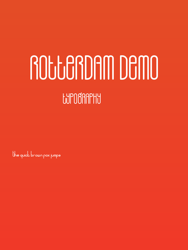 Rotterdam Demo Poster