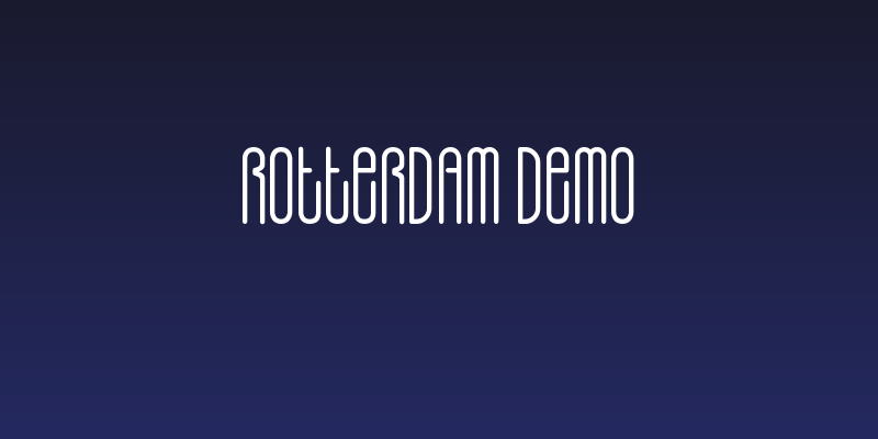 Rotterdam Demo Social Header