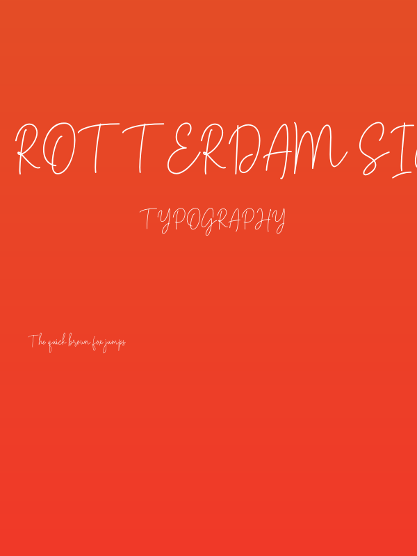 Rotterdam Signature Poster