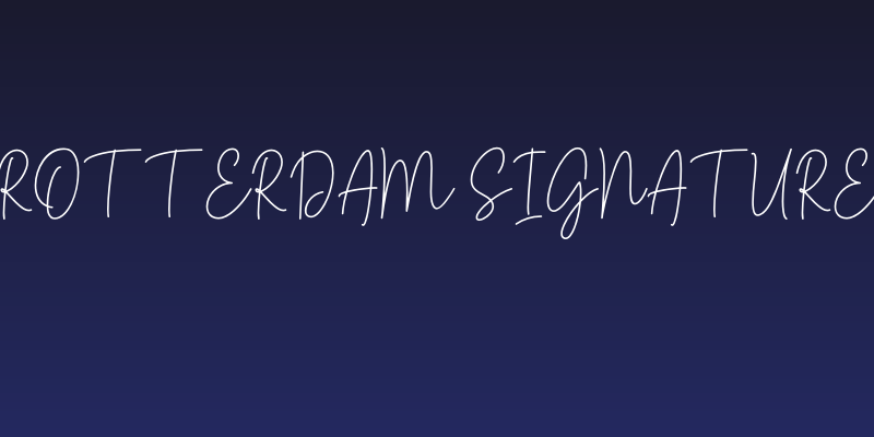 Rotterdam Signature Social Header