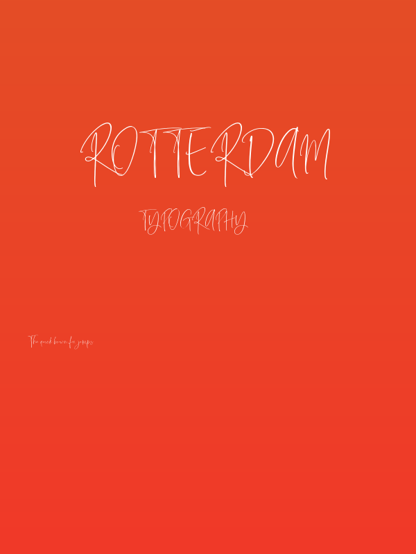 Rotterdam Poster