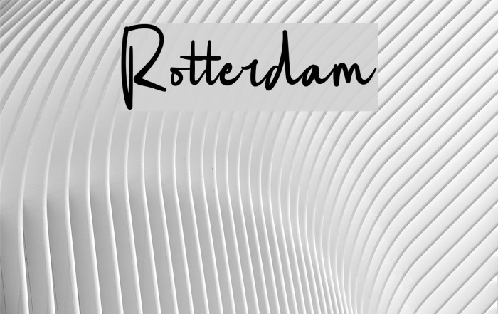 Rotterdam Font examples