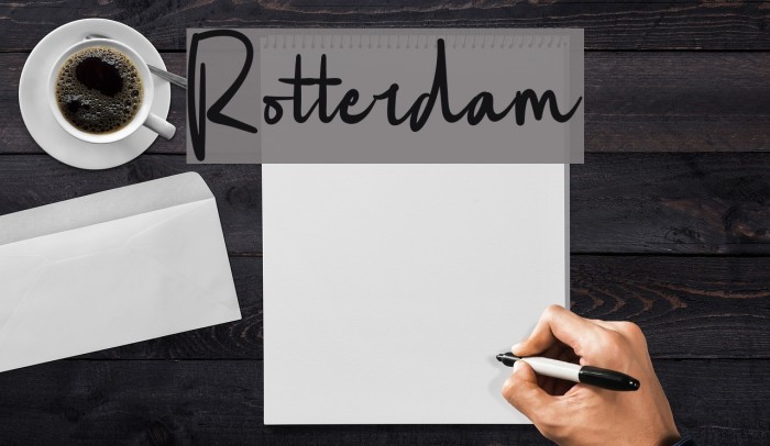 Rotterdam Font examples