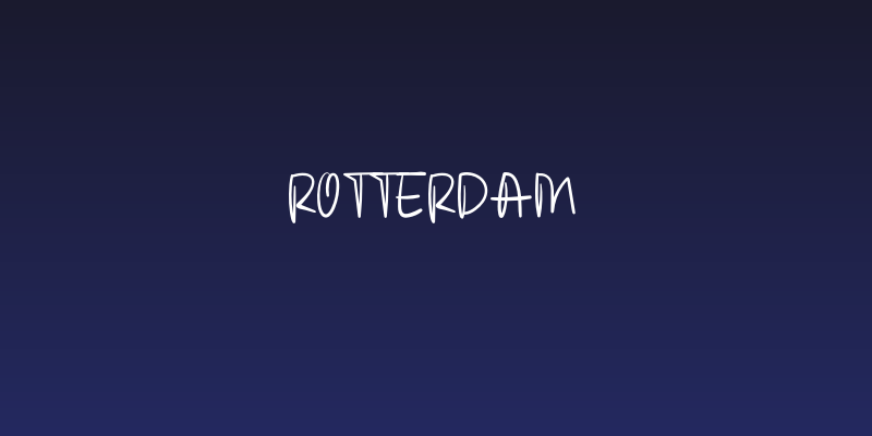 Rotterdam Social Header