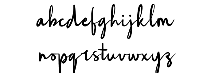 Rotterdam Font LOWERCASE