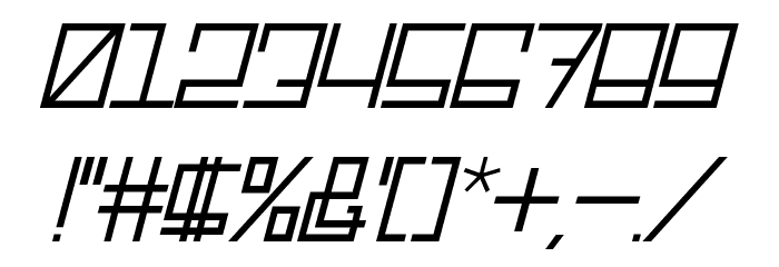 Rotterdamz-Italic Font OTHER CHARS