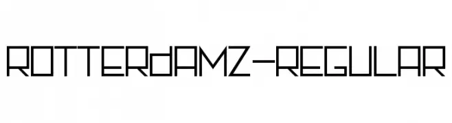 Rotterdamz-Regular  font caratteri gratis