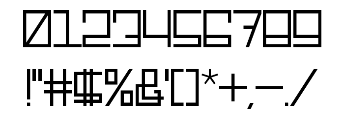Rotterdamz-Regular フォント その他の文字