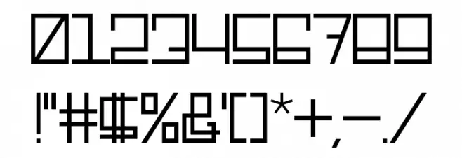 Rotterdamz-Regular Font OTHER CHARS