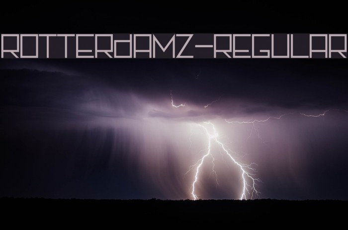 Rotterdamz-Regular フォント examples
