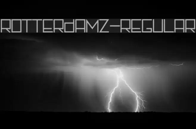 Rotterdamz-Regular Font examples