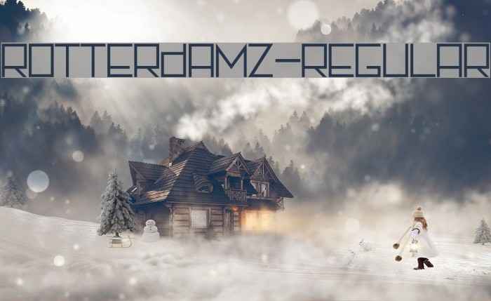 Rotterdamz-Regular フォント examples