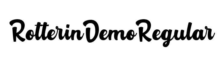 Rotterin Demo Regular  font caratteri gratis