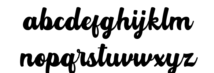 Rotterin Demo Regular Font LOWERCASE