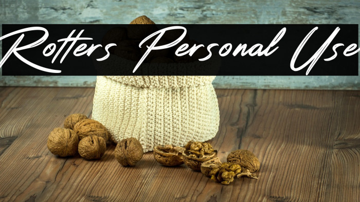 Rotters Personal Use Example 1