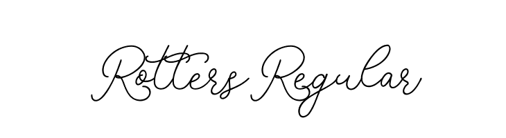 RottersRegular  لخطوط تنزيل