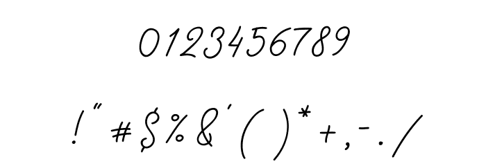 RottersRegular Font OTHER CHARS