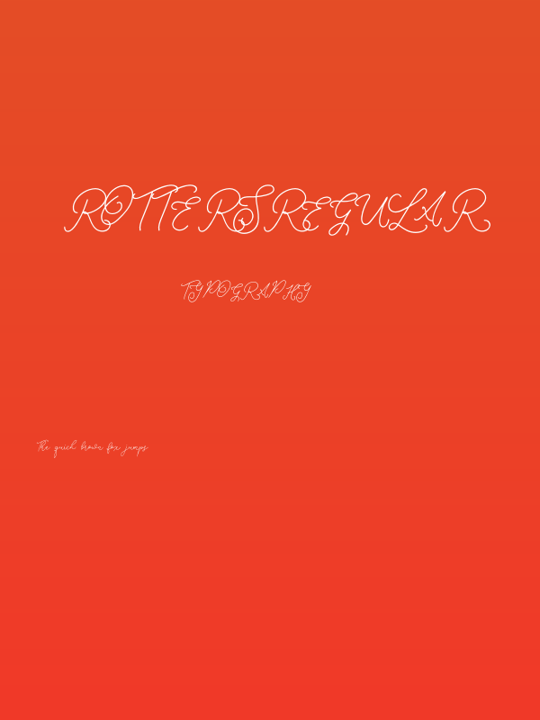 RottersRegular Poster