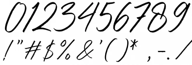 Rottersand Font OTHER CHARS