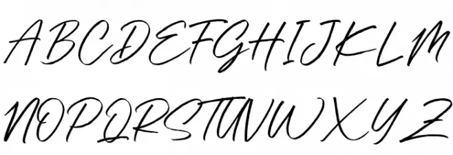 Rottersand 字体 大写