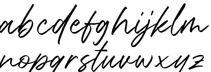 Rottersand Font LOWERCASE