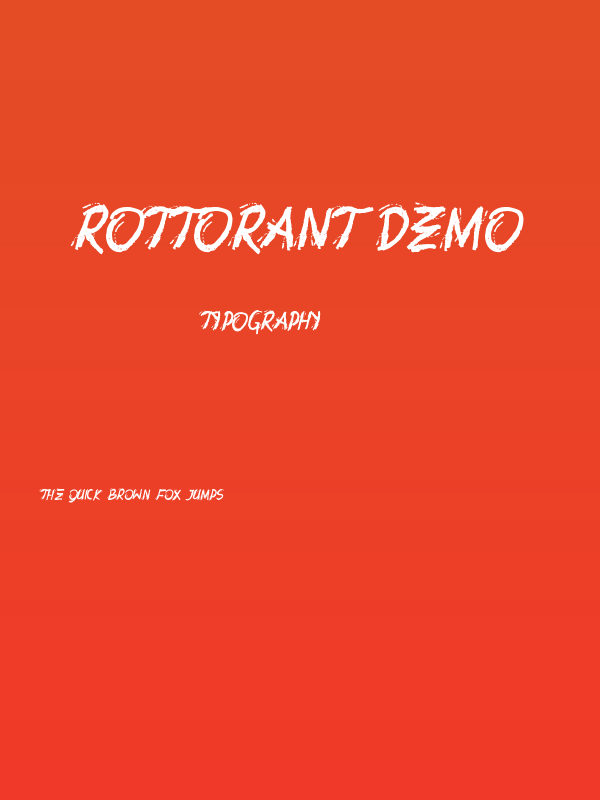 Rottorant Demo Poster