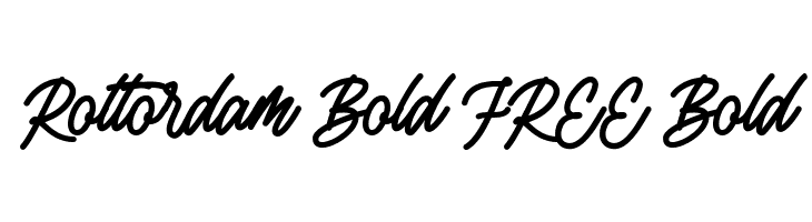 Rottordam Bold FREE Bold 