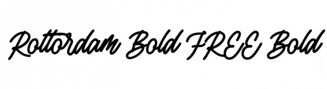 Rottordam Bold FREE Bold Fuentes
