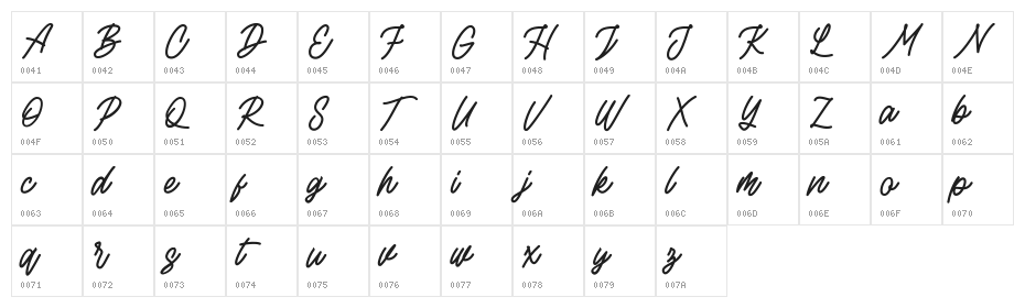 Rottordam FREE Character Map