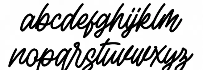 Rottordam FREE Caratteri MINUSCOLO