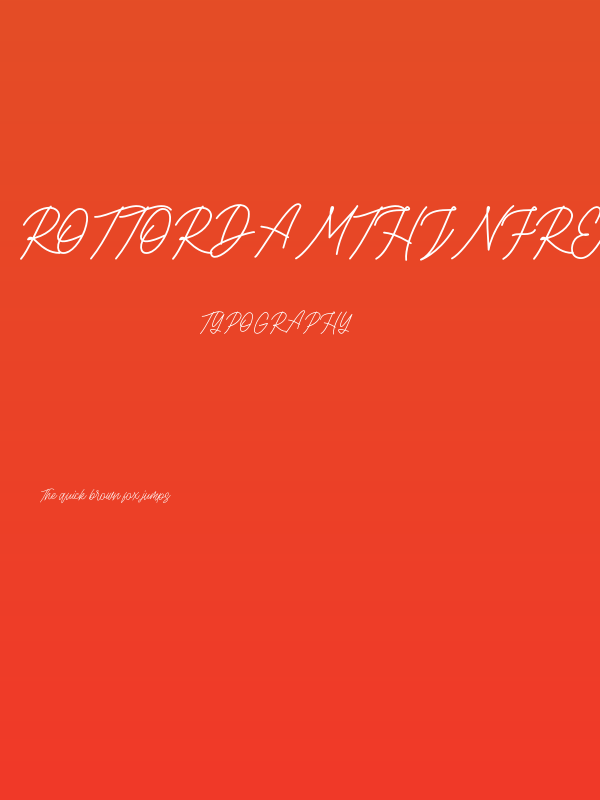 RottordamThinFREE Poster