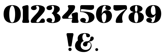 Rottran Regular Font OTHER CHARS