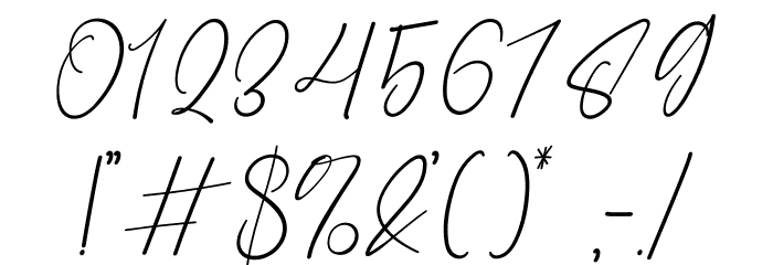 Rottrydam Wargna Personal Use Font OTHER CHARS