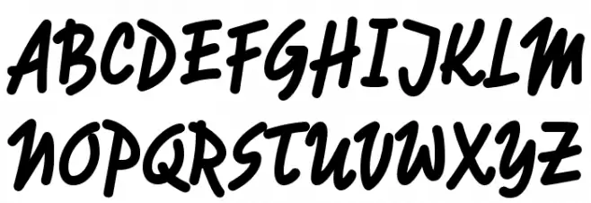 RotulonaHand Schriftart Groß