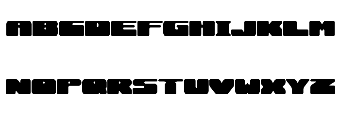 Rotund [BRK] Font UPPERCASE