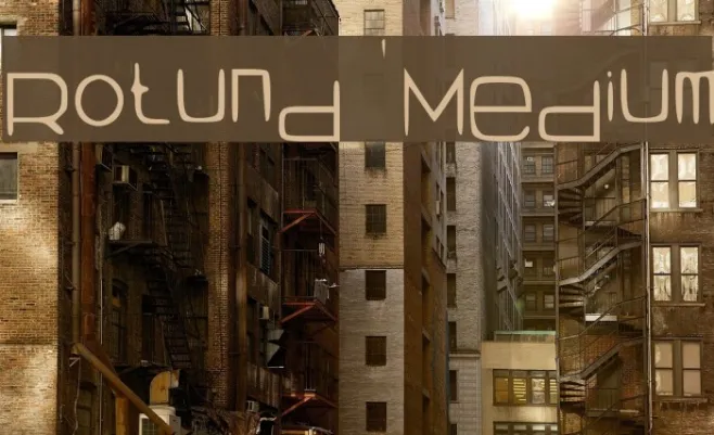 Rotund Medium Example 3