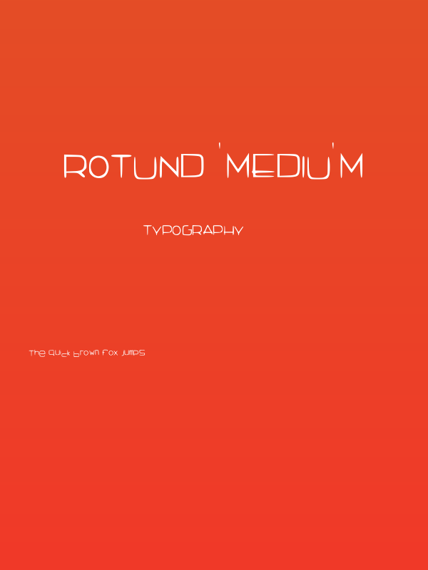 Rotund Medium Poster