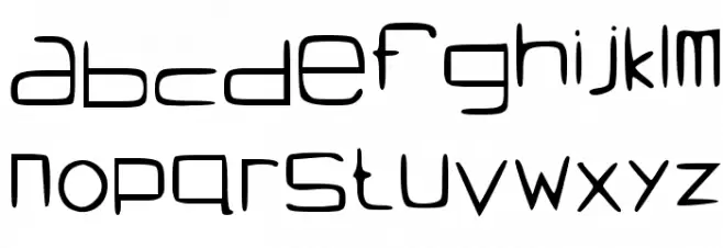 Rotund Medium Schriftart Kleinbuchstaben