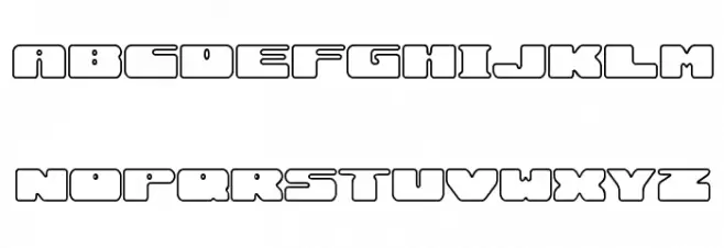 Rotund Outline [BRK] फ़ॉन्ट अपरकेस