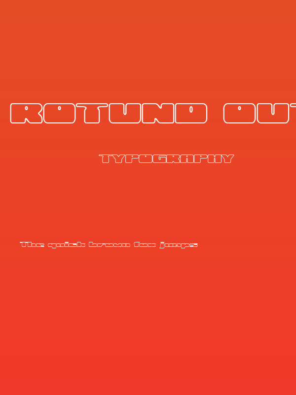 Rotund Outline [BRK] Poster