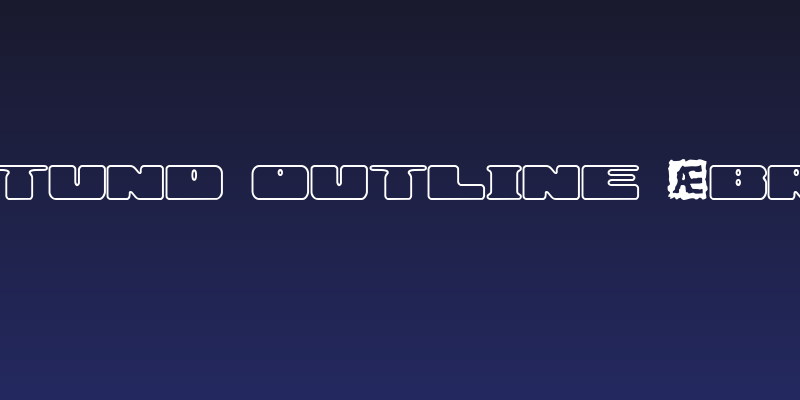 Rotund Outline [BRK] Social Header