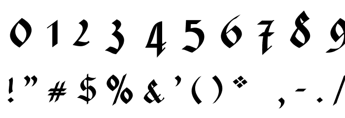 Rotunda Pommerania UNZ1A Italic Font OTHER CHARS